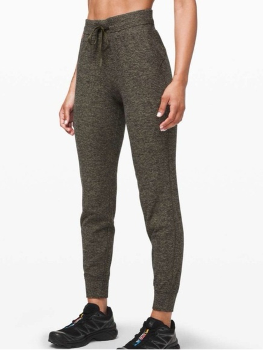 Lululemon Ready To Rulu Pant *28” Heathered Green Size 2